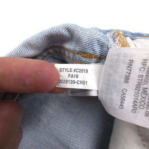 MADEWELL The Perfect Vintage Jean Fitzgerald Wash Light Denim Essential Minimal - Picture 9 of 9